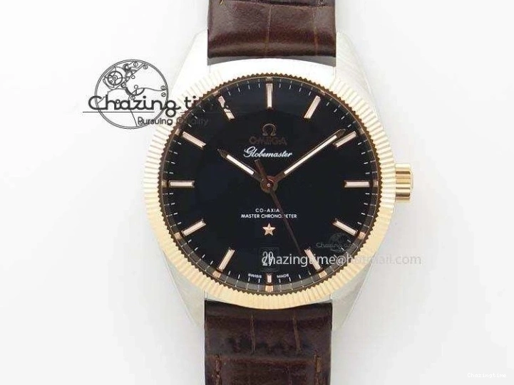 0223 Speedmaster ’57 Co-Axial RG OMF 1:1 Best Edition Black Dial On Leather Strap A9300 (Free Leather Strap) Resilient 8064